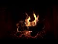 Night Fireplace with Crackling Fire Sounds 🔥Cozy Fireplace (10 HOURS). Fireplace Noises Black Screen
