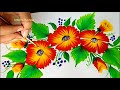 One Stroke Painting Tutorial for Beginners | Acrylic Painting