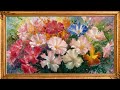 4K Flower Painting, 2 Hours Framed Painting, Free Frame TV, Art Screensaver for TV,  #frametv #tvart