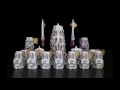 Carved candles - wedding collection