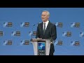 DIRECTO | Rueda de prensa de Stoltenberg tras reunión de ministros de Defensa de la OTAN en Bruselas