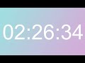 2 Hour 45 Minute (165 Minute) Timer With Alarm - Alarmlı 2 Saat 45 Dakika (165 Dakika) Zamanlayıcı