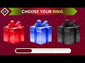 Choose Your Gift...! Red, Blue or Black ❤️💙🖤 How Lucky Are You? 🎁 Quiz MARI