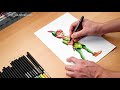 Drawing Peter Pan (Disney) Time-lapse | JMZ Illustrations