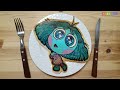 Making Inside Out: All Characters Pancake art challenge (Anxiet, Envy, Joy, Anger, Sadness...)