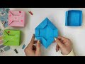 Make a cute origami box_easy origami