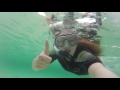 Snorkelling at Achmelvich Bay, Sutherland. North Coast 500