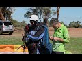 Paragliding WA Tow paddock action April 2023