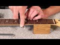 Installing stainless steel frets; tools & techniques