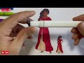 Coloring with Sticker Book Dress Up Disney Princess Ariel,Snow White,Belle,Cinderella,