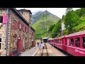 The Bernina Express - World's Most Beautiful Train's Panoramic 4K Video