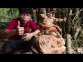 Wood Carving - ONE PIECE: Jinbei - Knight of the Sea - Amazing skills techniques woodworking