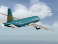 AEROFLY Vietnam Airlines Boeing 737 Landing at La Guardia Airport