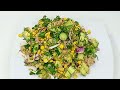 Avocado Corn Parsley Cucumber salad ##easy salad