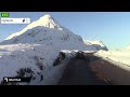 Morning Timelapse through the snowy Scottish Highlands | Scottish Citylink 916: Glasgow - Uig