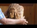 Woodcarvers Corner with Rex Branson: Carving a Full Headdress Indian Mask