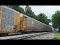 CSX 5324 ES40DC Leads M533 In Humboldt, TN down the CSX Memphis Sub