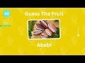 Guess 60 Different Types of Fruits in 3 Seconds 🍍🍓🍌 | Guess the Fruit | Fruits Quiz