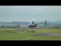 Robinson R66 turbine//PS-YMP pousando e decolando no aeroporto de Patos de Minas//SNPD
