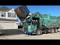 NuWay Disposal Diesel Autocar McNeilus Curotto Can Garbage Truck