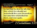 2 Corinthians Complete - Bible Book #47 - The Holy Bible KJV Read Along Audio/Video/Text