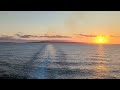 Uncut 30mins - Cruise ship wake footage on board MSC Bellissima with relaxing music （ベリッシマ 航跡）