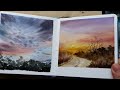 Real Speed tutorial . Super easy mini watercolor landscape tutorial