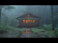 Beat Insomnia And Sleep Well In 5 Minutes With Heavy Rain In The Forest | Rain Sounds For Sleeping