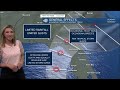 Latest impacts expected Sunday into Monday from tropics