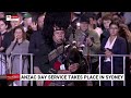 Thousands gather in Martin Place for Anzac Day dawn service