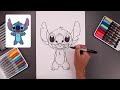 How To Draw Stitch | Lilo and Stitch