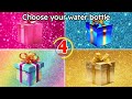 Choose your gift 🤩💝🤮 ||4 gift box challenge||Pink Rainbow Blue Gold#pickonekickone #giftboxchallenge