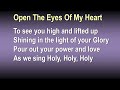 Open the Eyes of My Heart - Sing Along Practice
