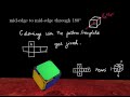 1st Year Maths: Groups, Orbits and Colouring in Cubes
