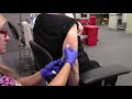 Arm subcutaneous injection skills training