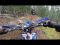 Guided trail ride around Sooke on our dirtbikes