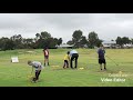 Learning golf at The Vines