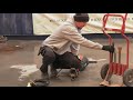 How to use a Hilti 3000 floor breaker.