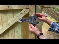 How to Build a Wooden Double Gate That Won't Sag!!