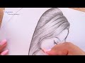 How to draw A girl with a parrot - step by step || Pencil Sketch for beginners