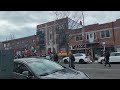 Manifestation on Jean-Talon Street