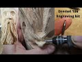 How to wood carve a wood spirit Beard with a Dremel