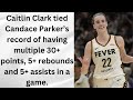 WNBA records that Caitliin Clark has already tied or broken after only 12 games in her rookie year