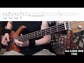 All Right Now by Free - Bass Cover with Tabs Play-Along