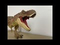 Stop motion T. rex test 2 vid of T. rex vs pyroraptor soon in June