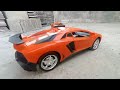 Detik-detik Mobil Lamborghini Lepas ,