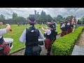 Alloa Bowmar Pipe Band supported by Balaklava Pipes and Drums drummers. Stirling Marches 25/05/24