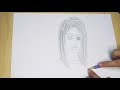 Cute Beautiful 😍 Girl Status Sketch Video For Beginners Step by Step Guide to make Girl Sketching