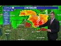 Tracking severe weather in real time: Active tornado warning in Knox County
