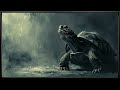 Monochrome Portrait of a Turtle | 4K | TV Art with Music | Framed Painting | TV Wallpaper